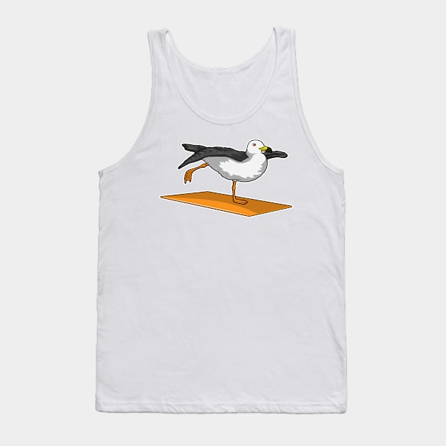 Seagull Yoga Meditation Fitness Tank Top by Markus Schnabel